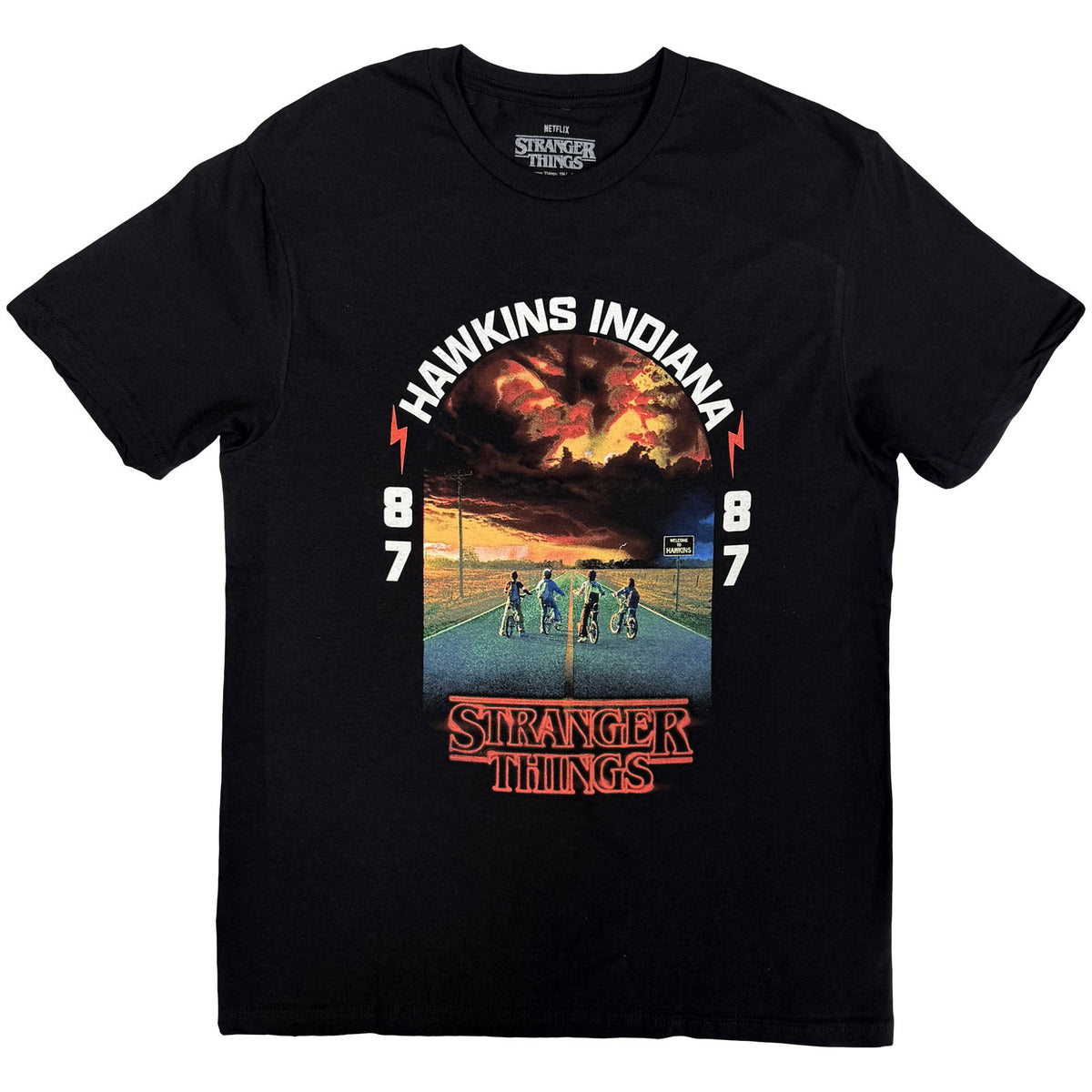 Stranger Things Hawkins 008 T-shirt Front