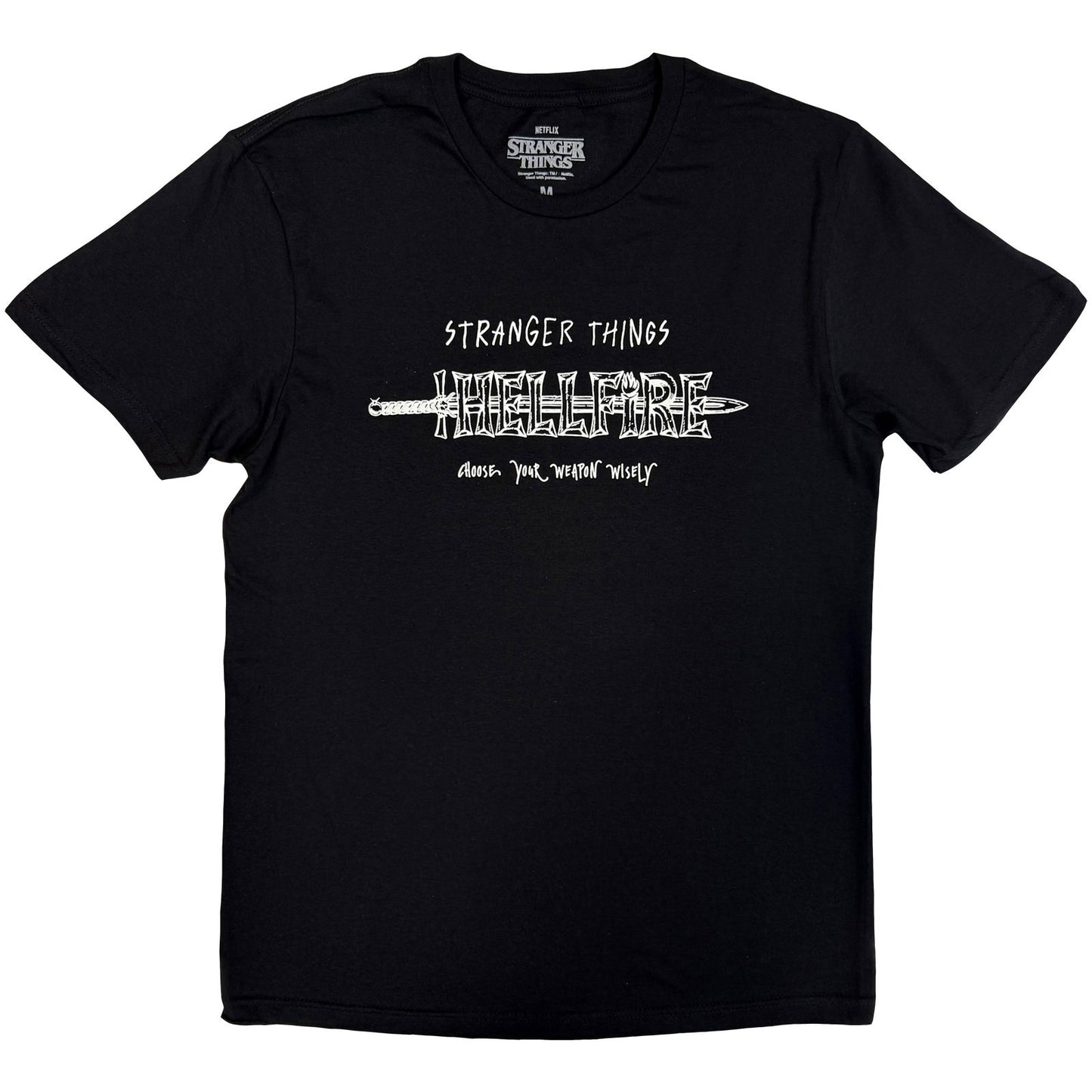 Stranger Things Hellfire T-shirt Front