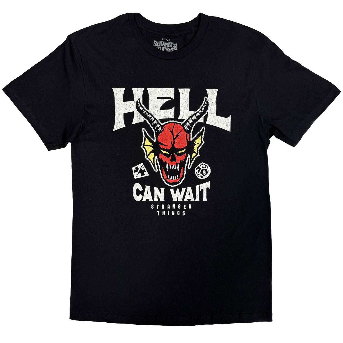 Stranger Things Hell Can Wait T-shirt Front
