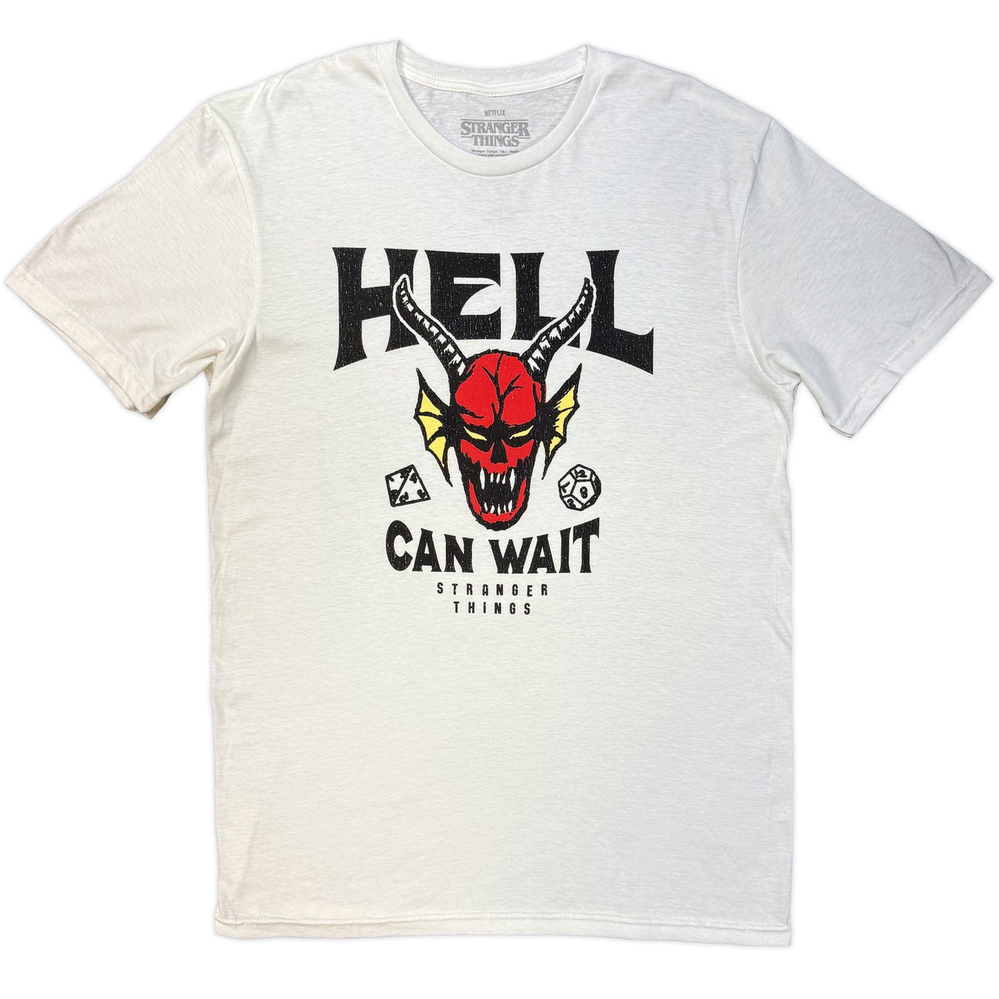 Stranger Things Hell Can Wait T-shirt Front