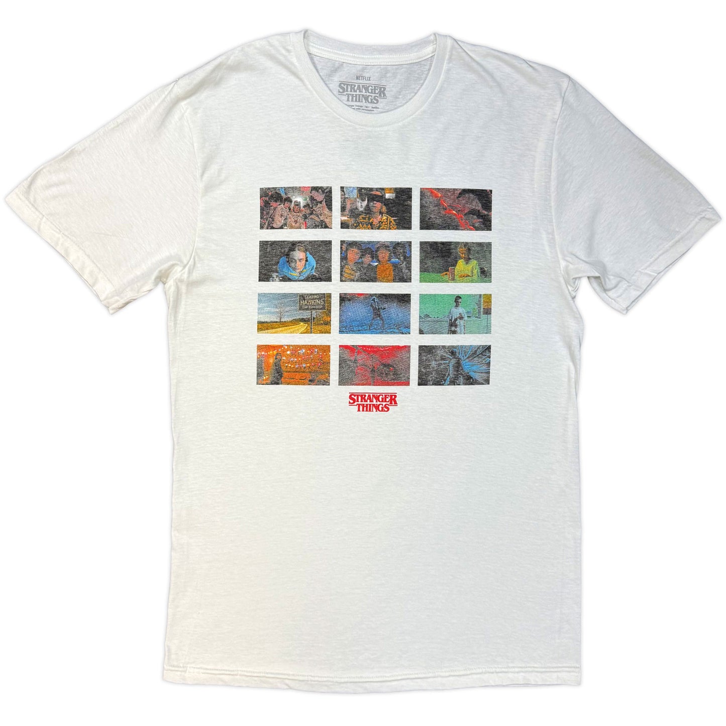 Stranger Things Hawkins Power And Light T-shirt Front