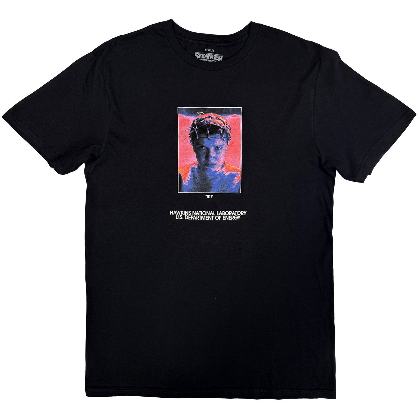 Stranger Things Hawkins National Laboratory T-shirt Front