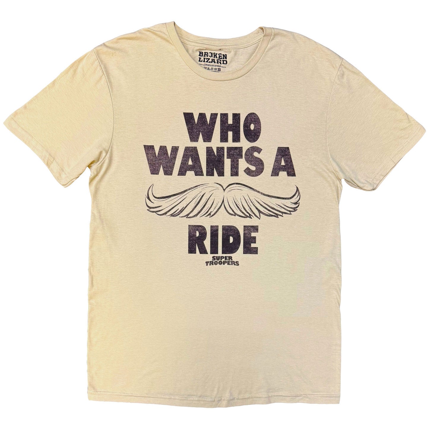Broken Lizard Who Wants A Ride? T-shirt Front
