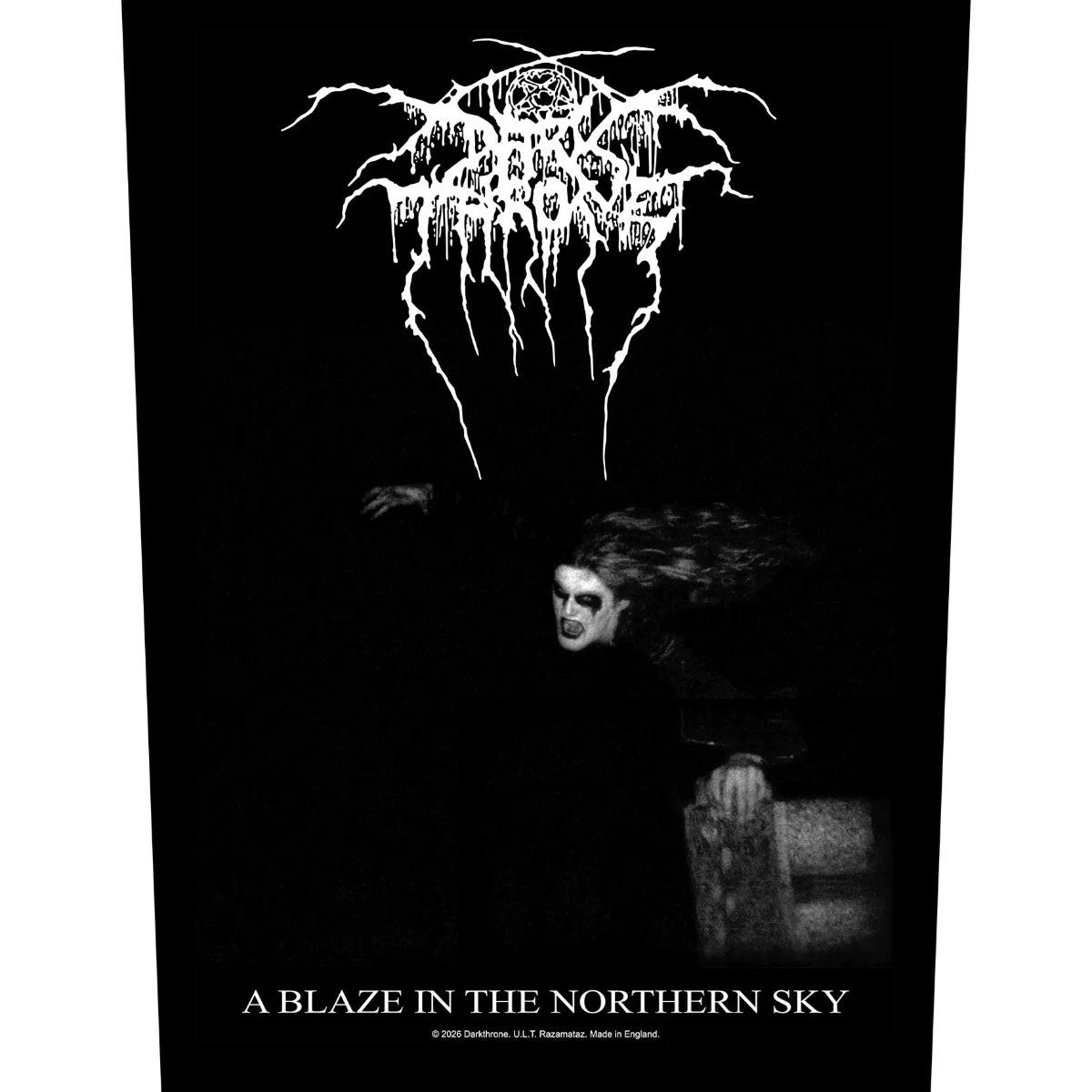 Dark Throne A Blaze In The Northern Sky Back Patch Front