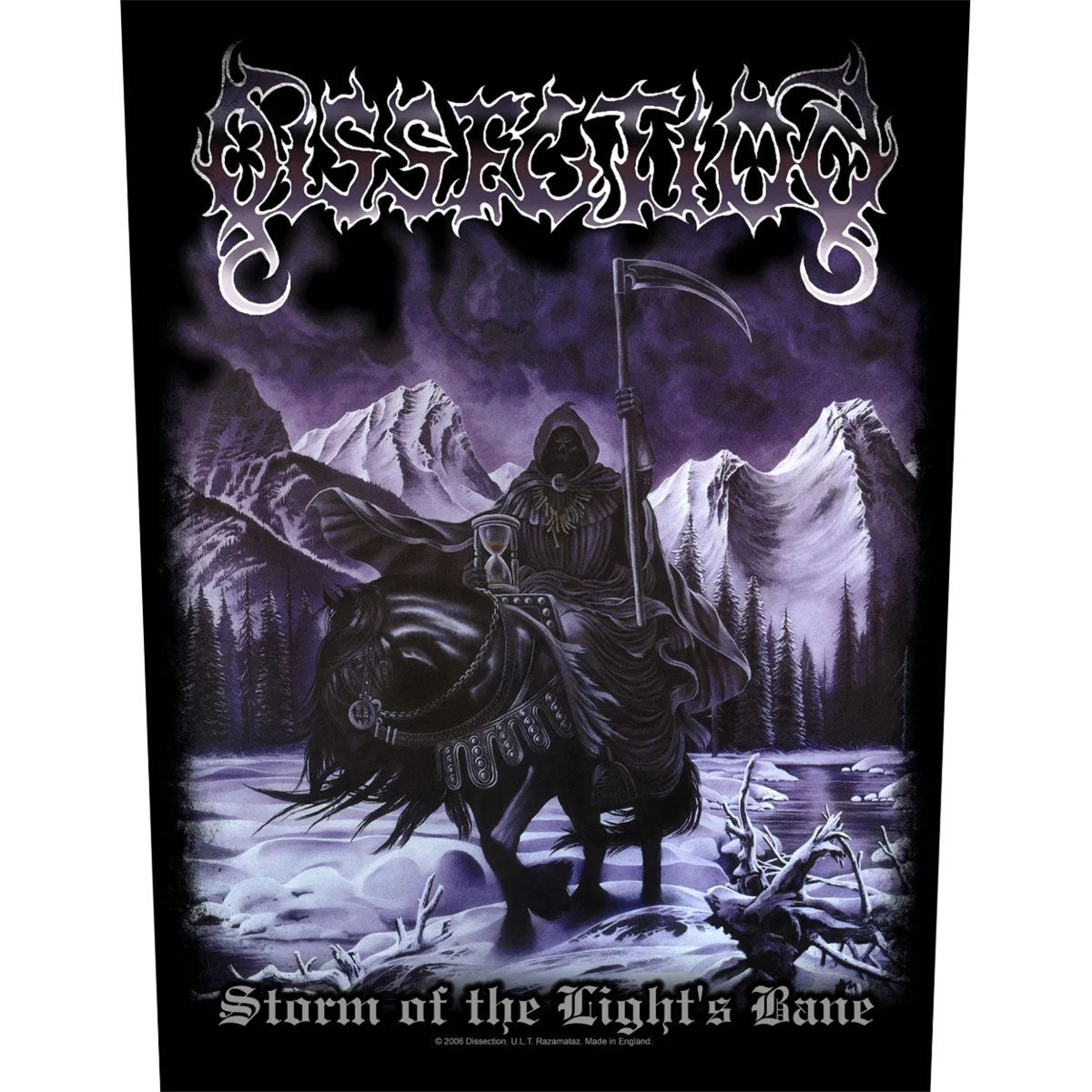 Dissection Storm Of The Light's Bane Back Patch Front