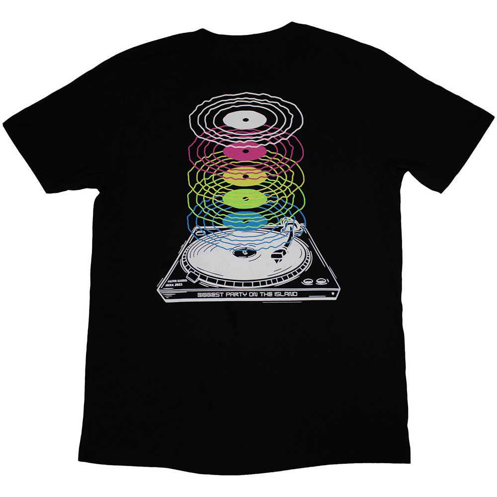 Calvin Harris Record Back T-shirt Back