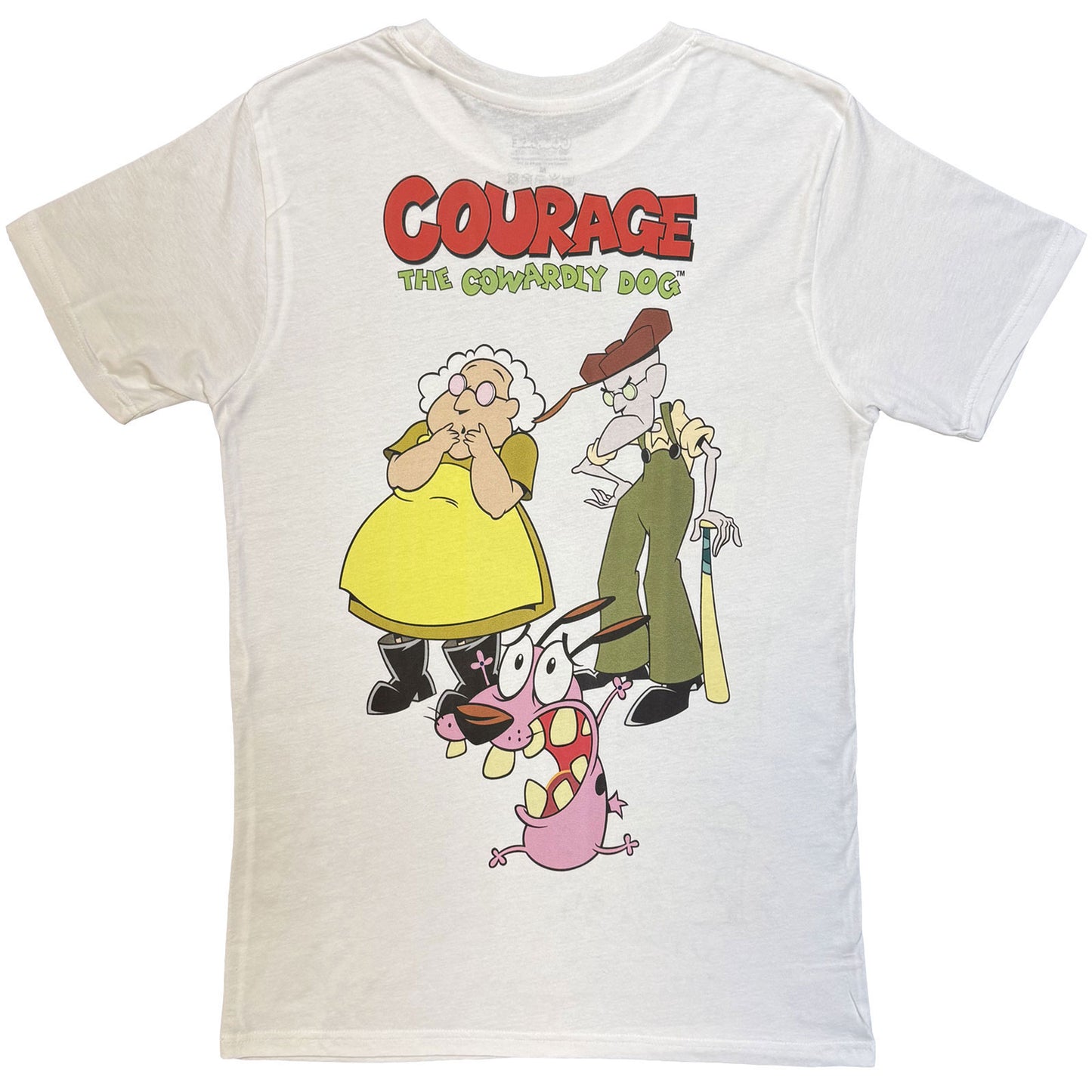 Courage The Cowardly Dog F&b Jumbo T-shirt Back