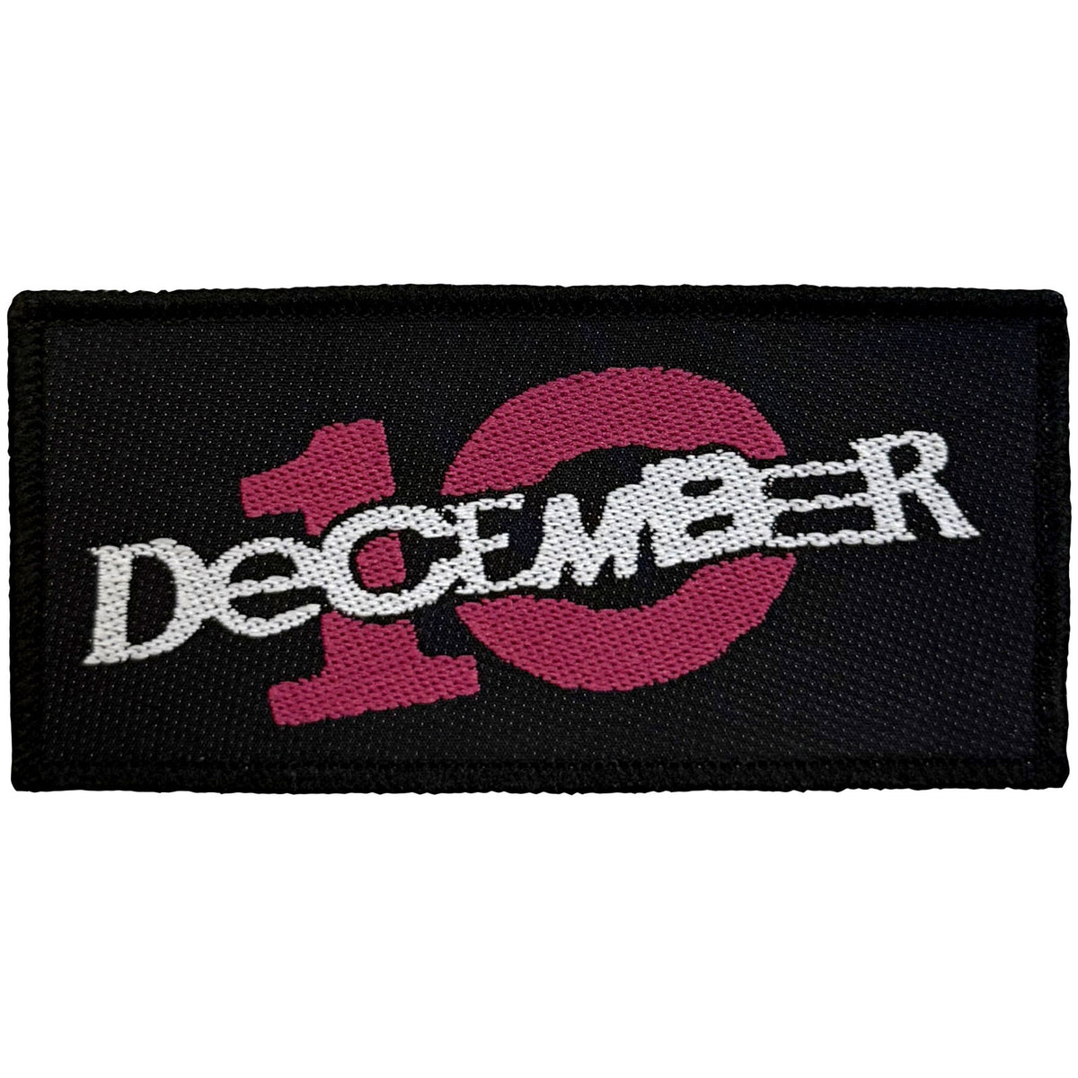 December 10. Logo Woven Patch Front