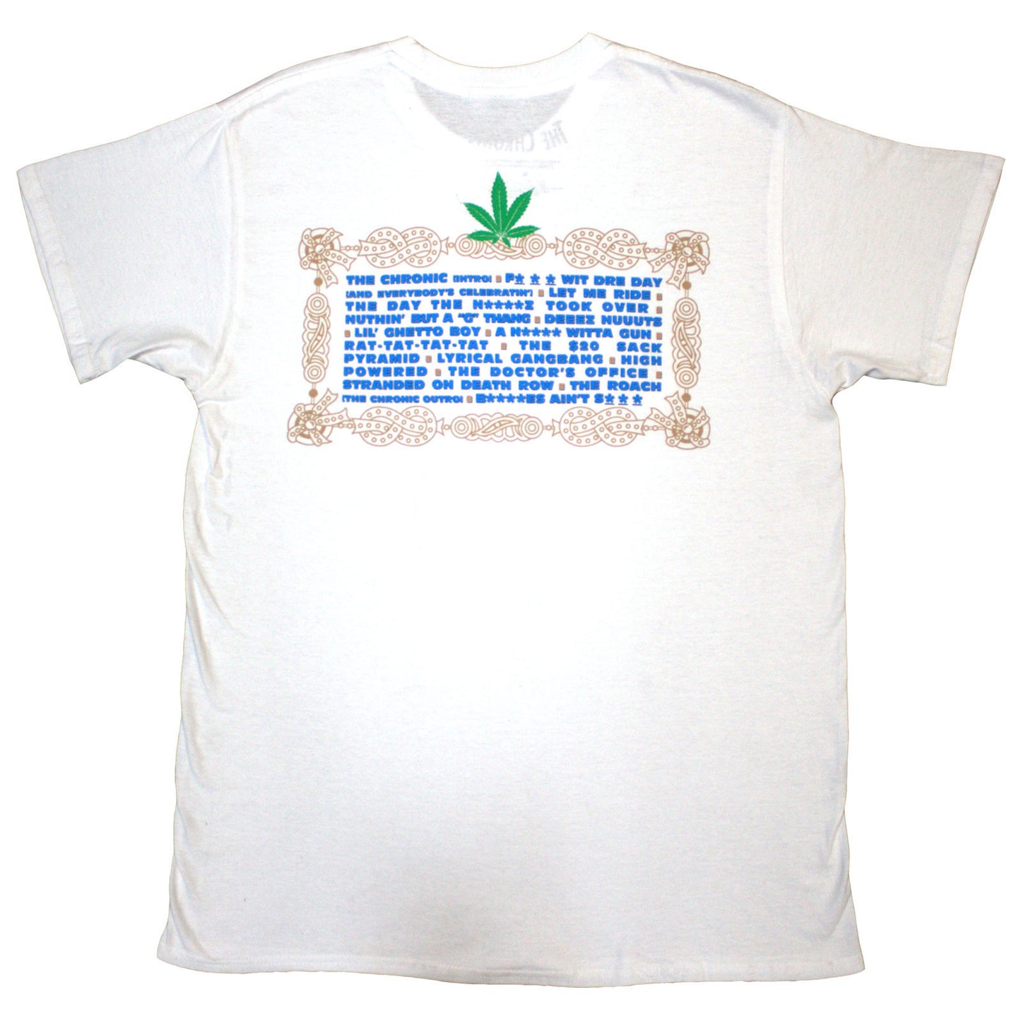 Dr. Dre The Chronic T-shirt Back