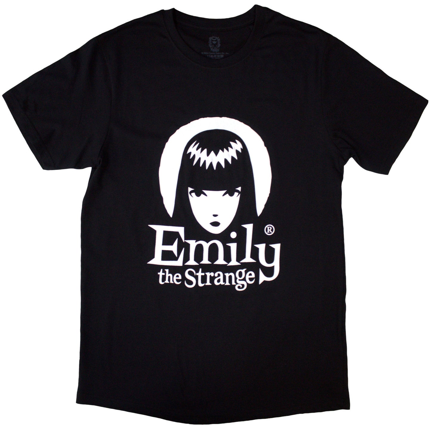 Emily The Strange Halo Logo T-shirt Front