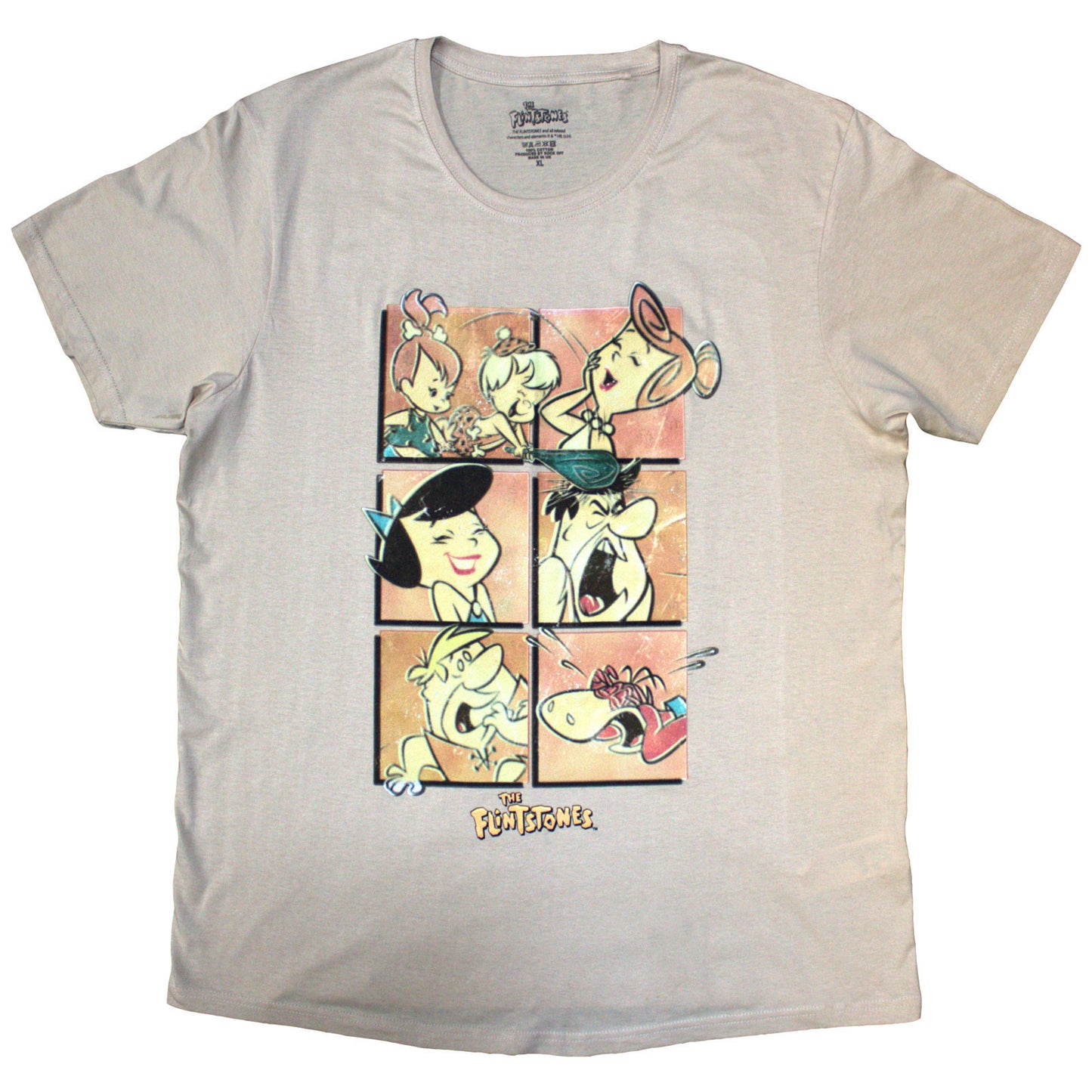 Flintstones Grid T-shirt Front