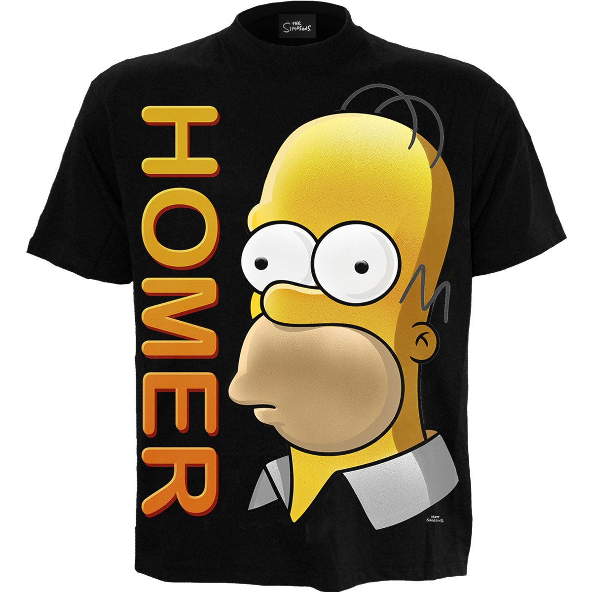Simpsons Homer Portrait T-shirt Front