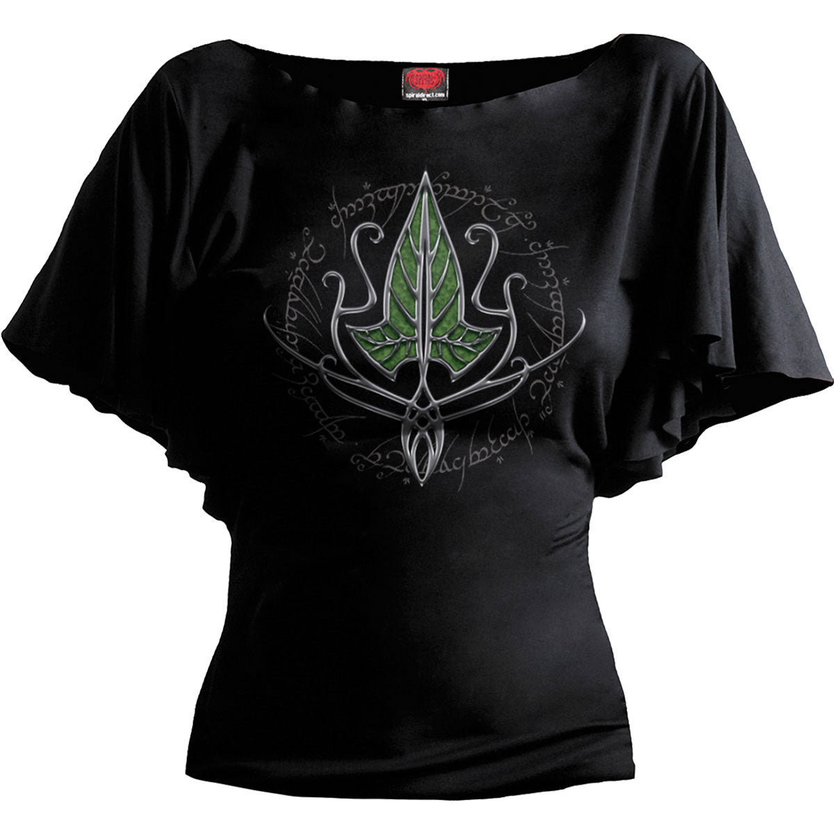 Lord Of The Rings Frodo Leaf Womens T-shirt Front