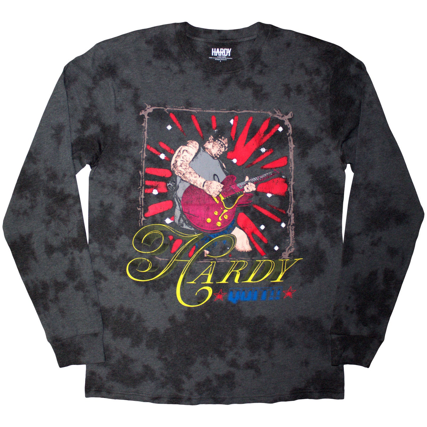 Hardy Quit!! Guitar Long Sleeve Front