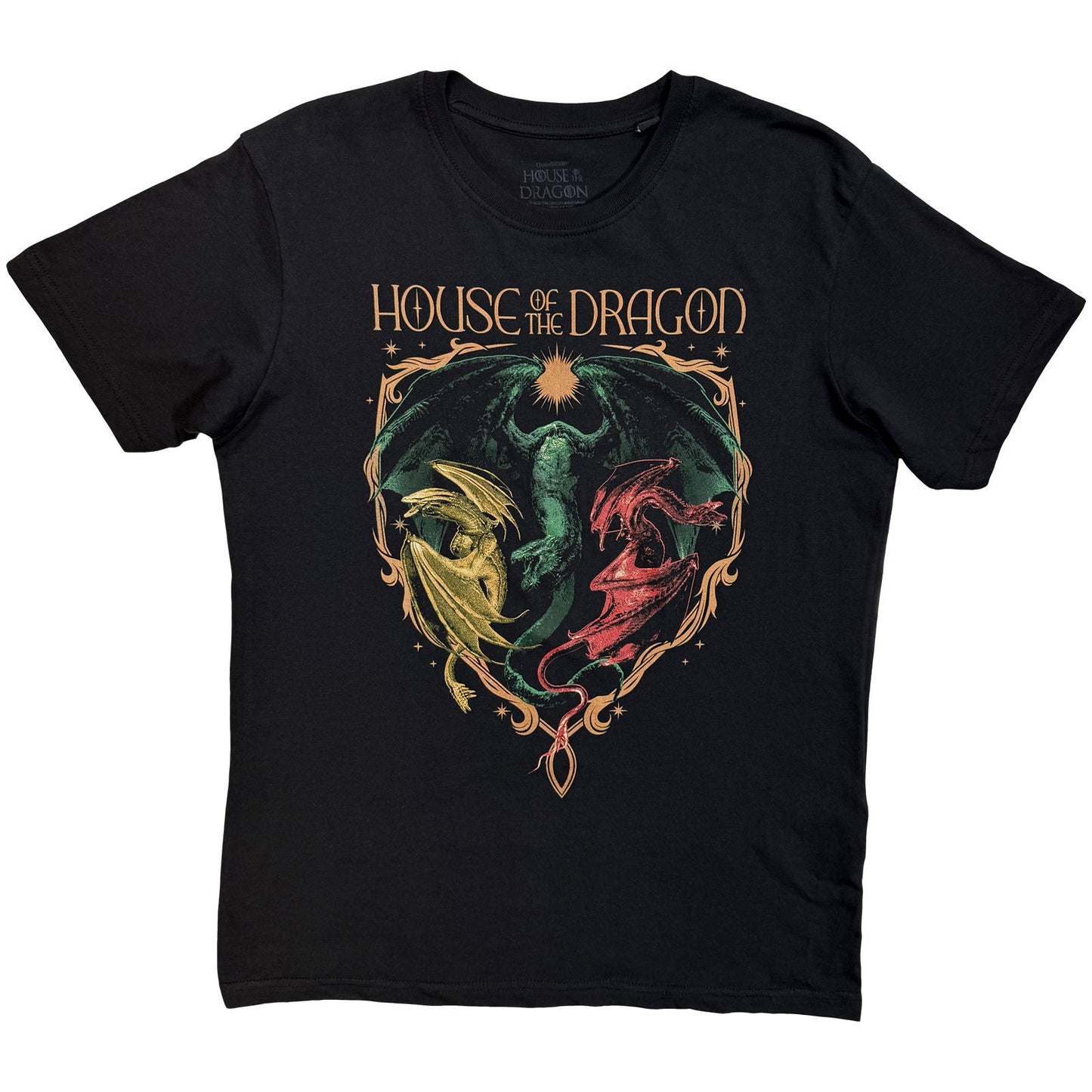 House Of The Dragon Dragon Crest T-shirt Front