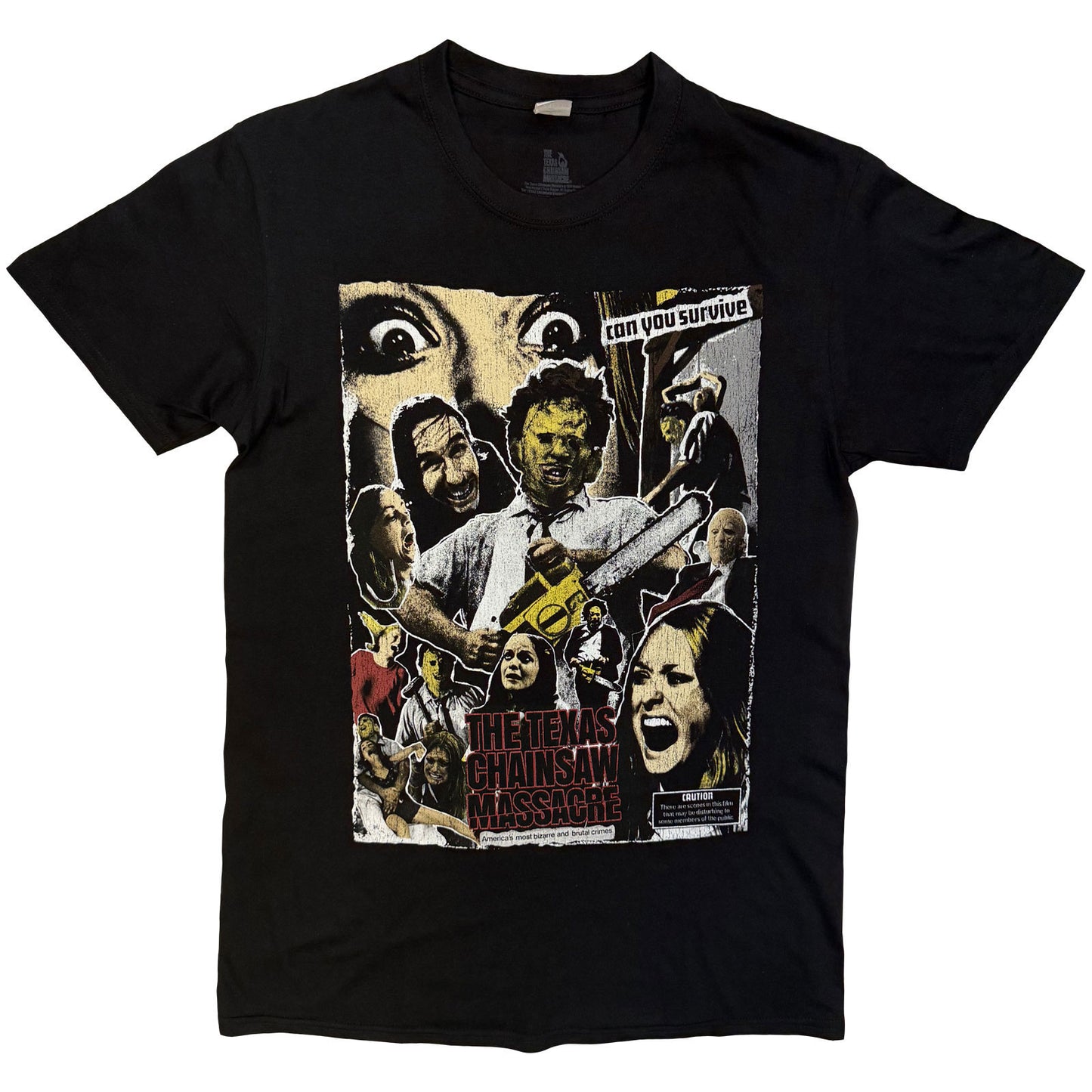 Texas Chainsaw Massacre Collage Front T-shirt Front
