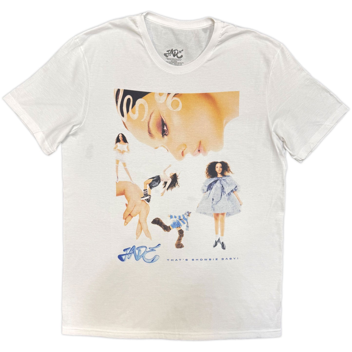 Jade That's Showbiz Baby Dip Dye & Wash T-shirt Front