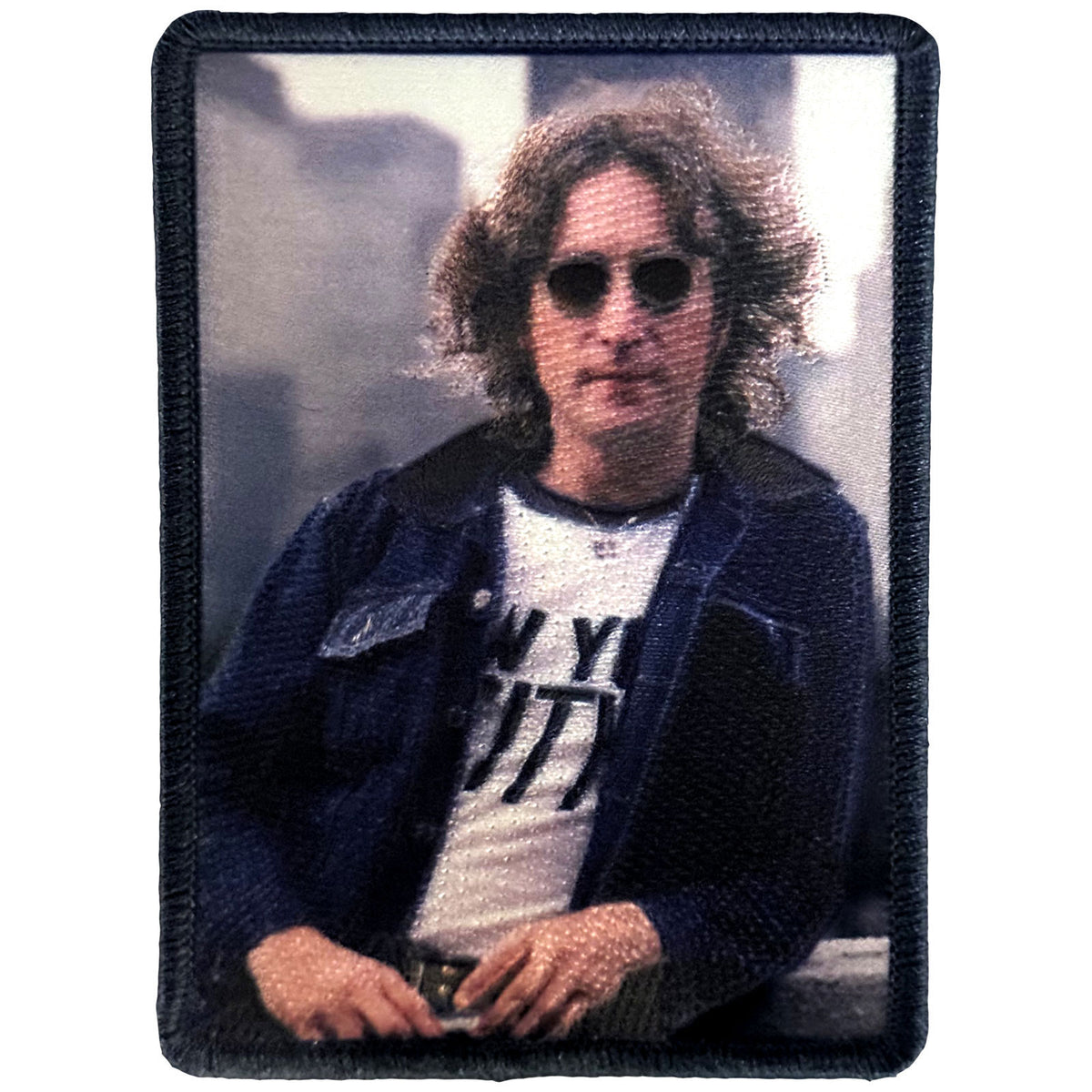 John Lennon Nyc Tee Woven Patch Front