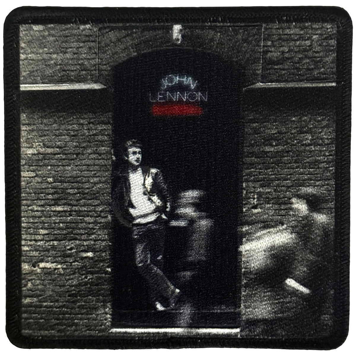 John Lennon Rock 'n' Roll Album Woven Patch Front