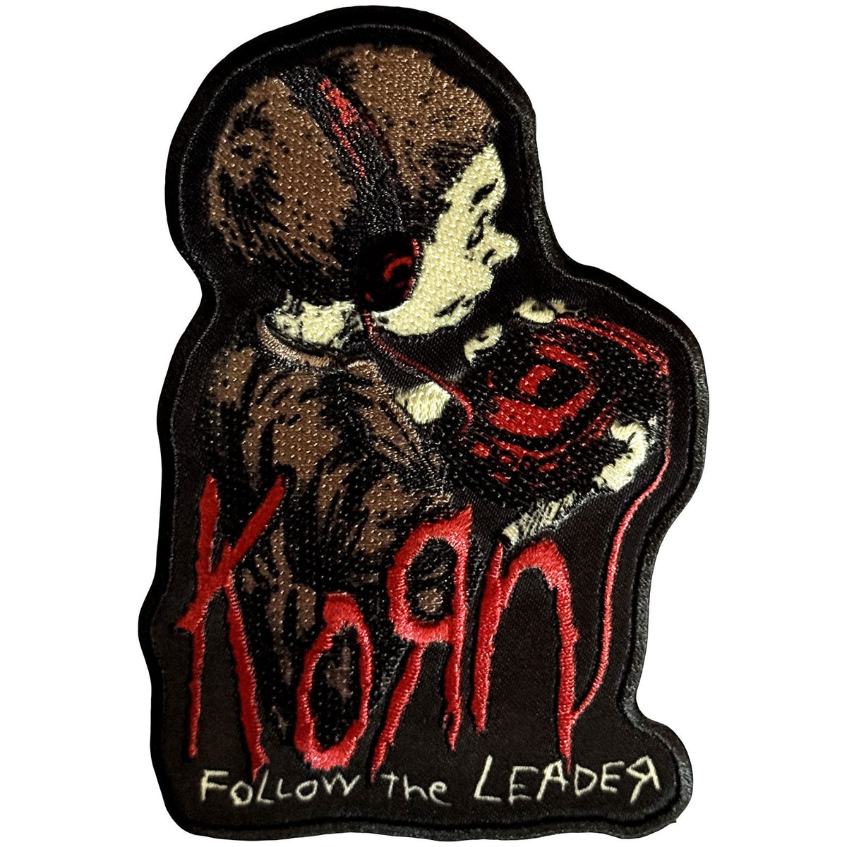 Korn Follow The Leader Woven Patch Front