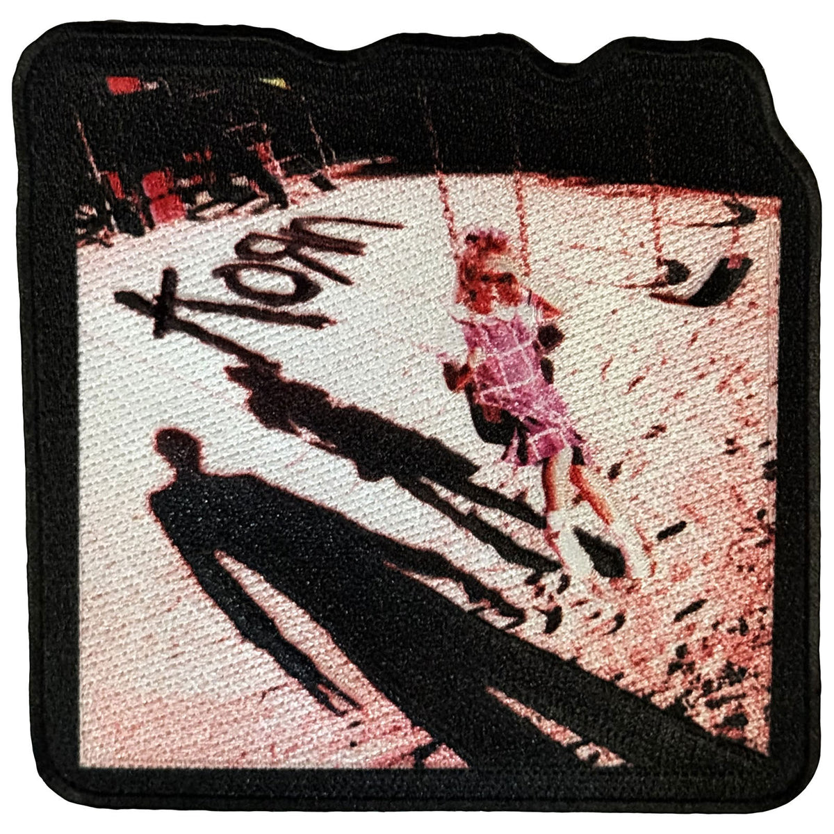 Korn Self Titled Woven Patch Front