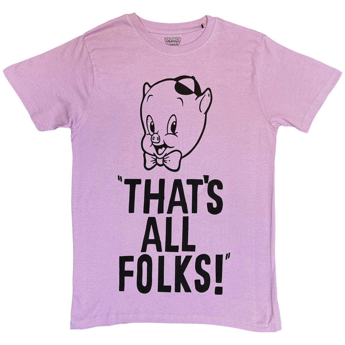 Looney Tunes That's All Folks T-shirt Front