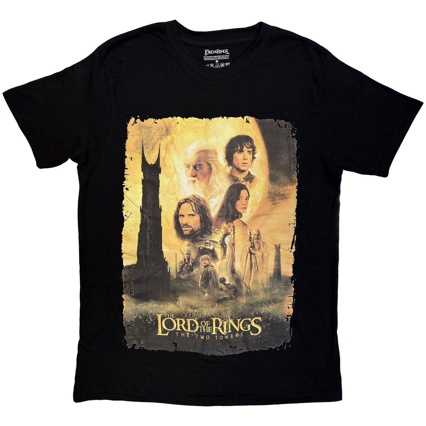 Lord Of The Rings The Two Towers Poster Uni T-shirt Front