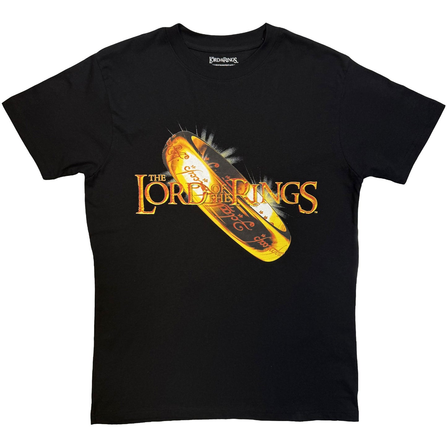 Lord Of The Rings Shiny Gold Ring T-shirt Front
