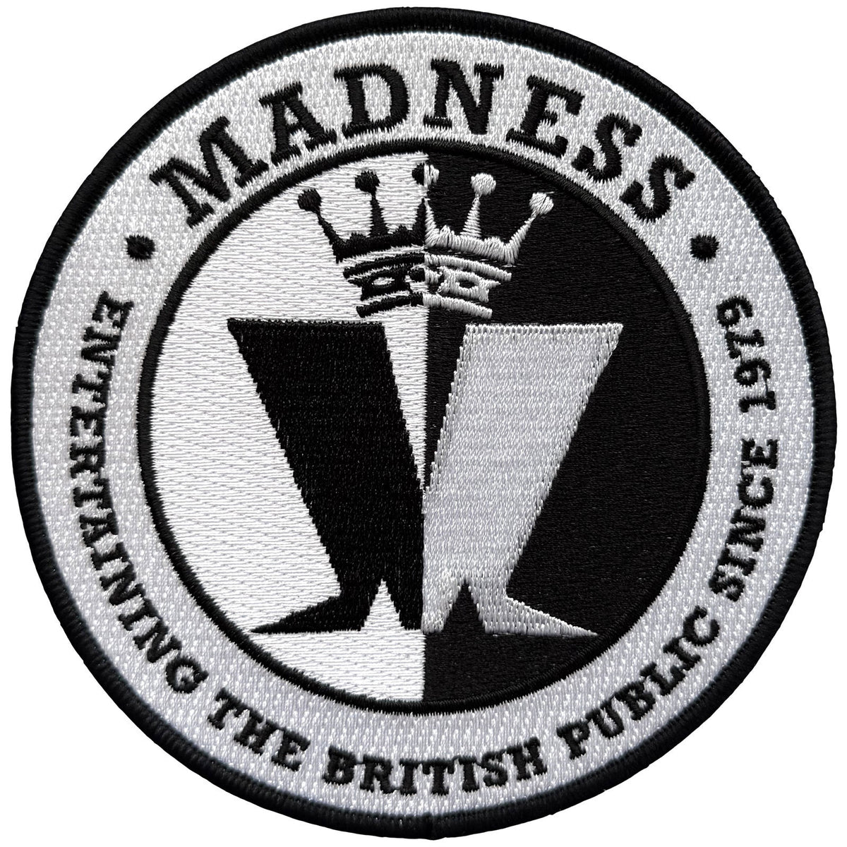 Madness Since 1979 Woven Patch Front