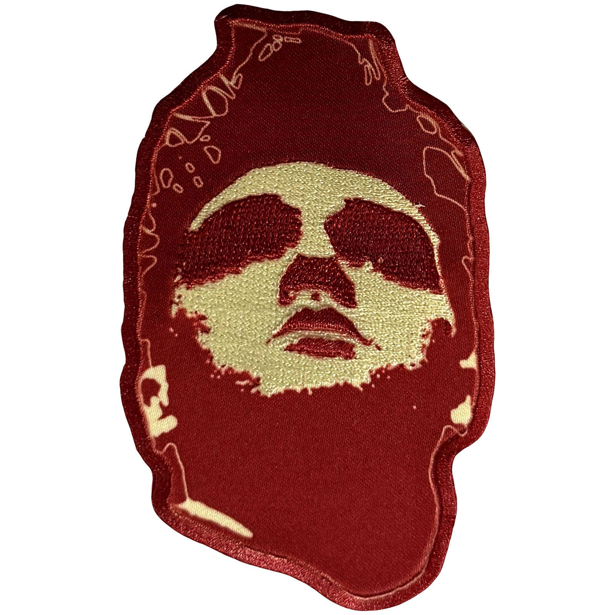 Morrissey Portrait Woven Patch Front