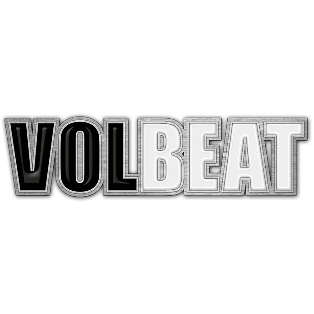 Volbeat Logo Pewter Pin Badge Front