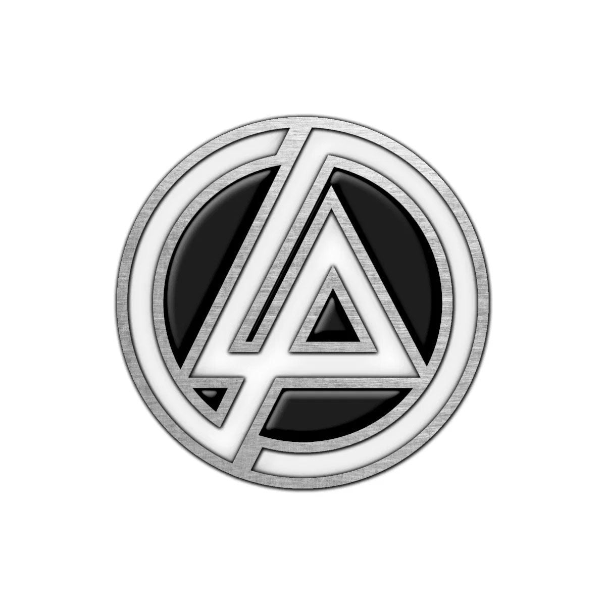 Linkin Park Logo Pewter Pin Badge Front