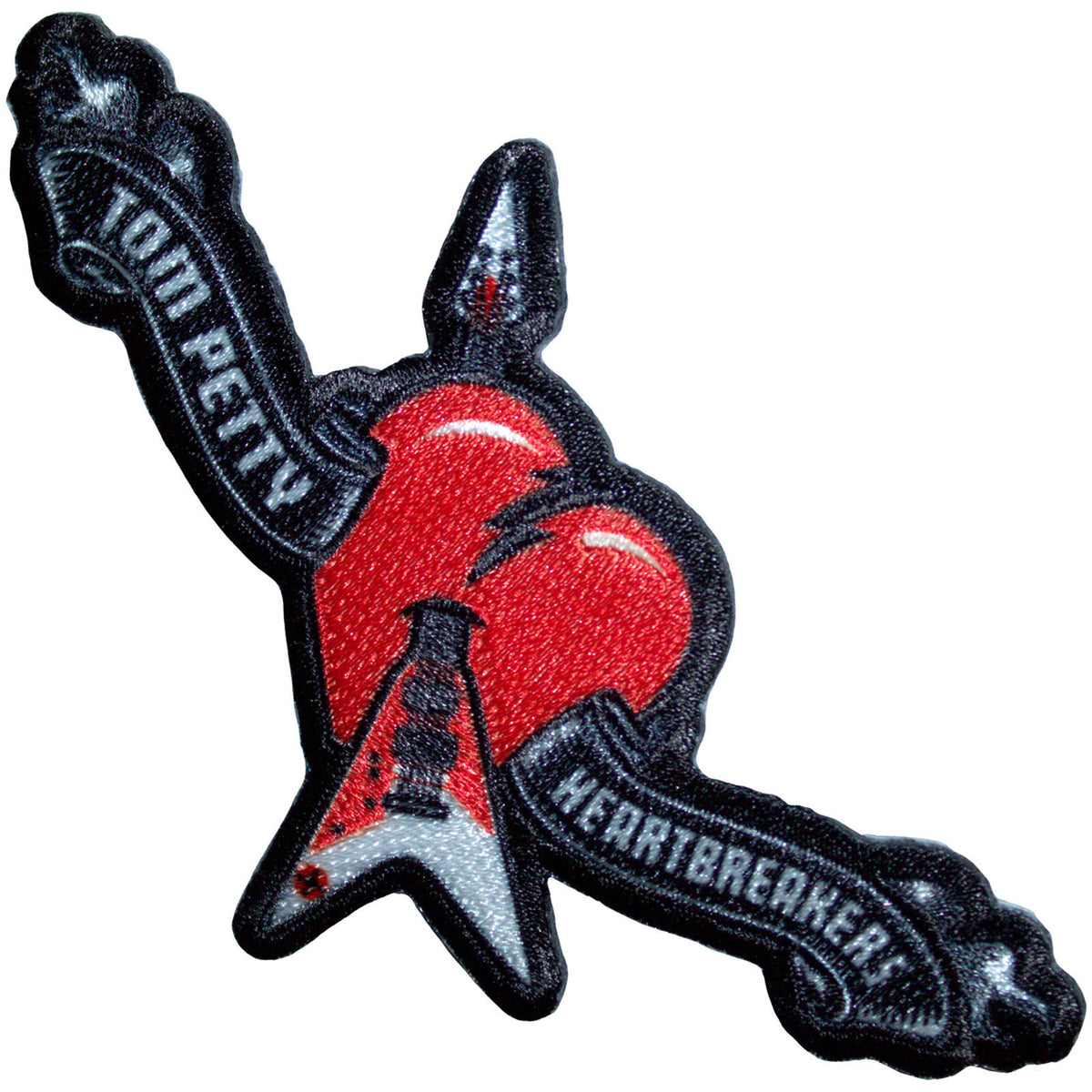 Tom Petty & The Heartbreakers Heart Logo Woven Patch Front