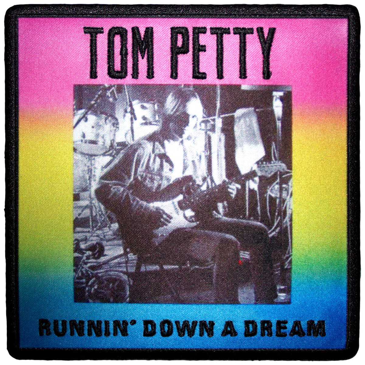 Tom Petty & The Heartbreakers Runnin' Down A Dream Woven Patch Front