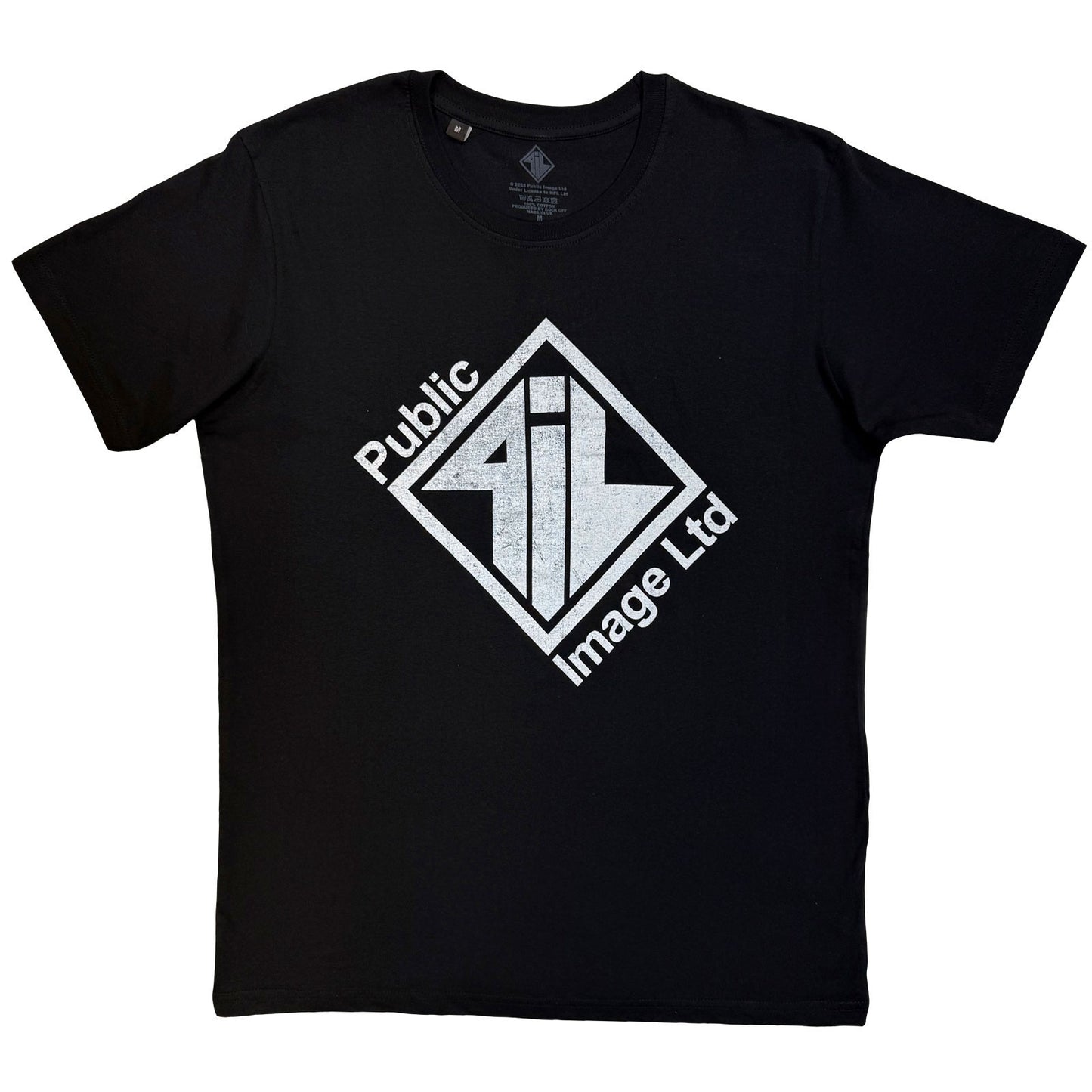 Public Image Ltd Diamond Logo & Text T-shirt Front