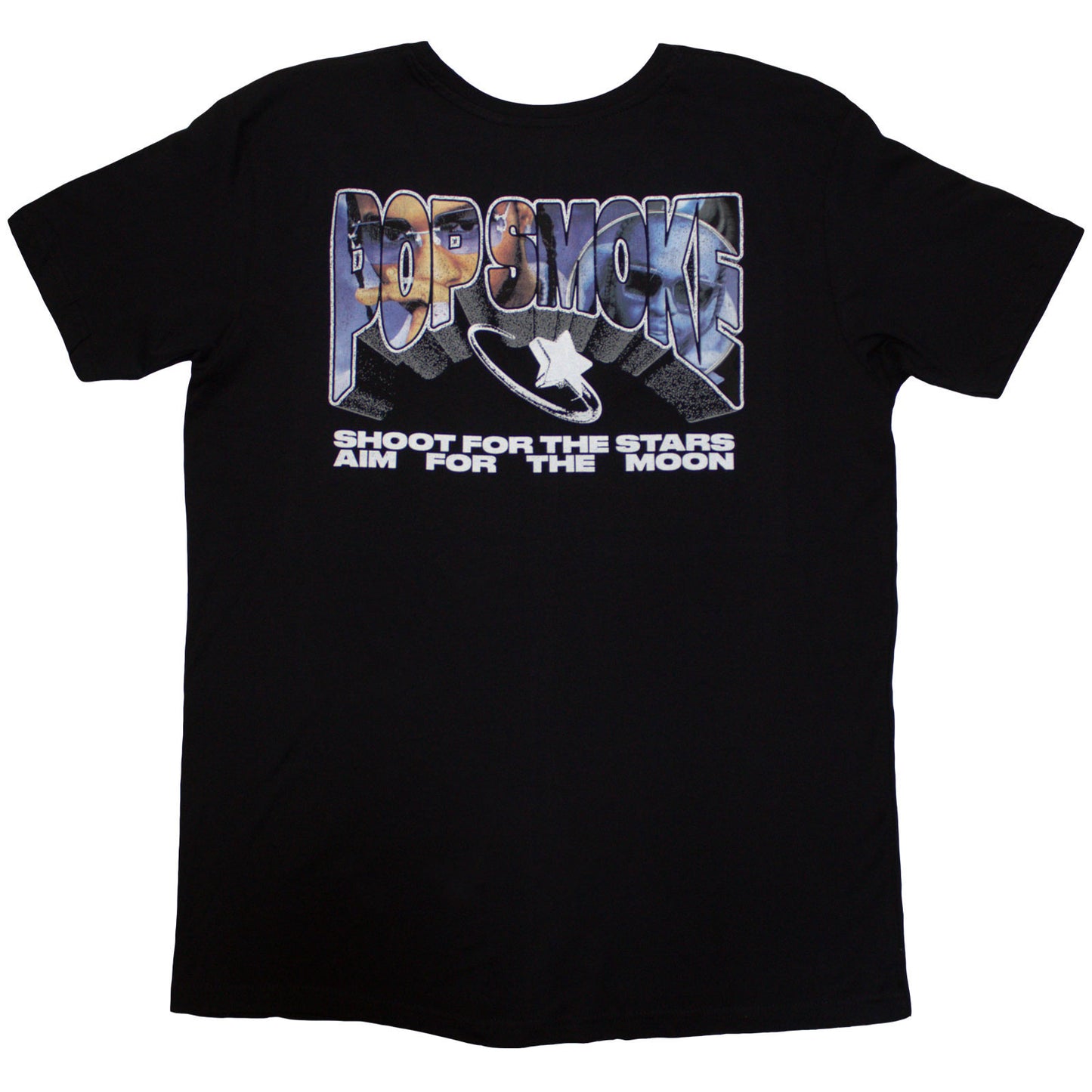 Pop Smoke Stars Infill T-shirt Back