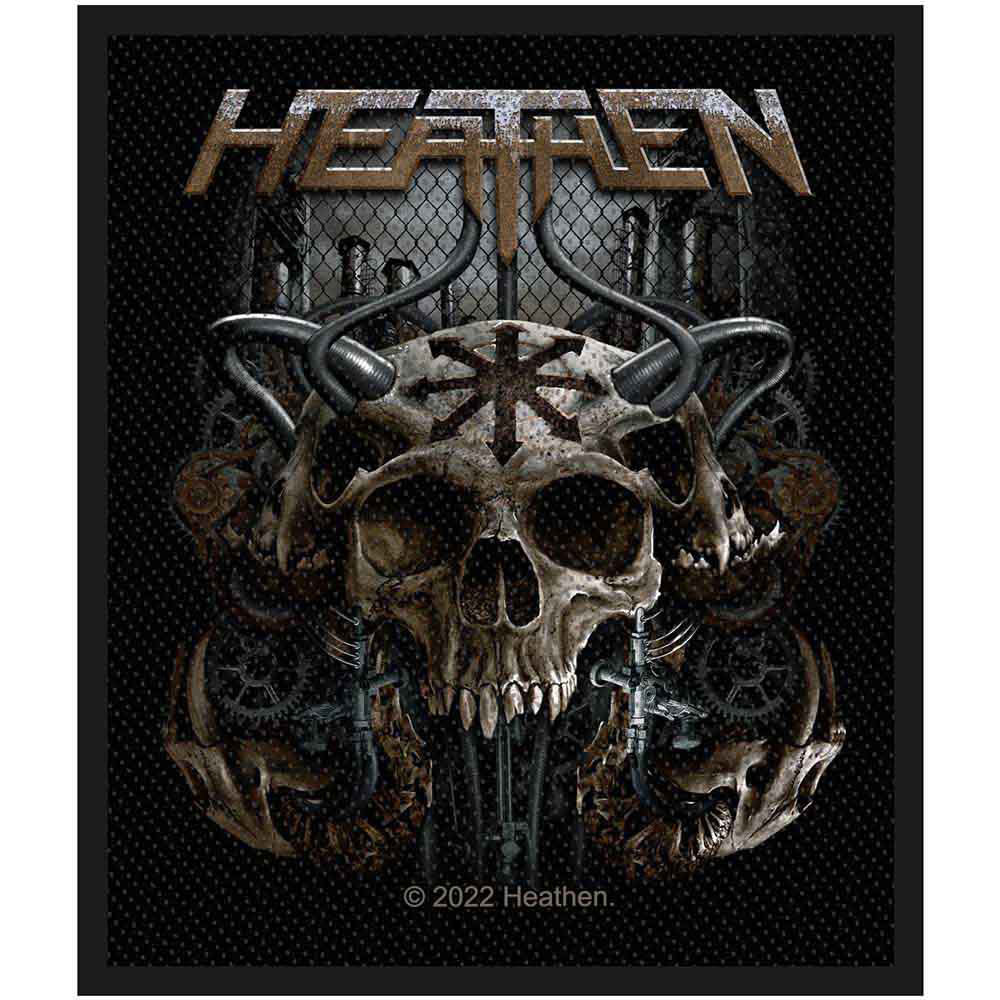 Heathen Chaos Of Evolution Woven Patch Front