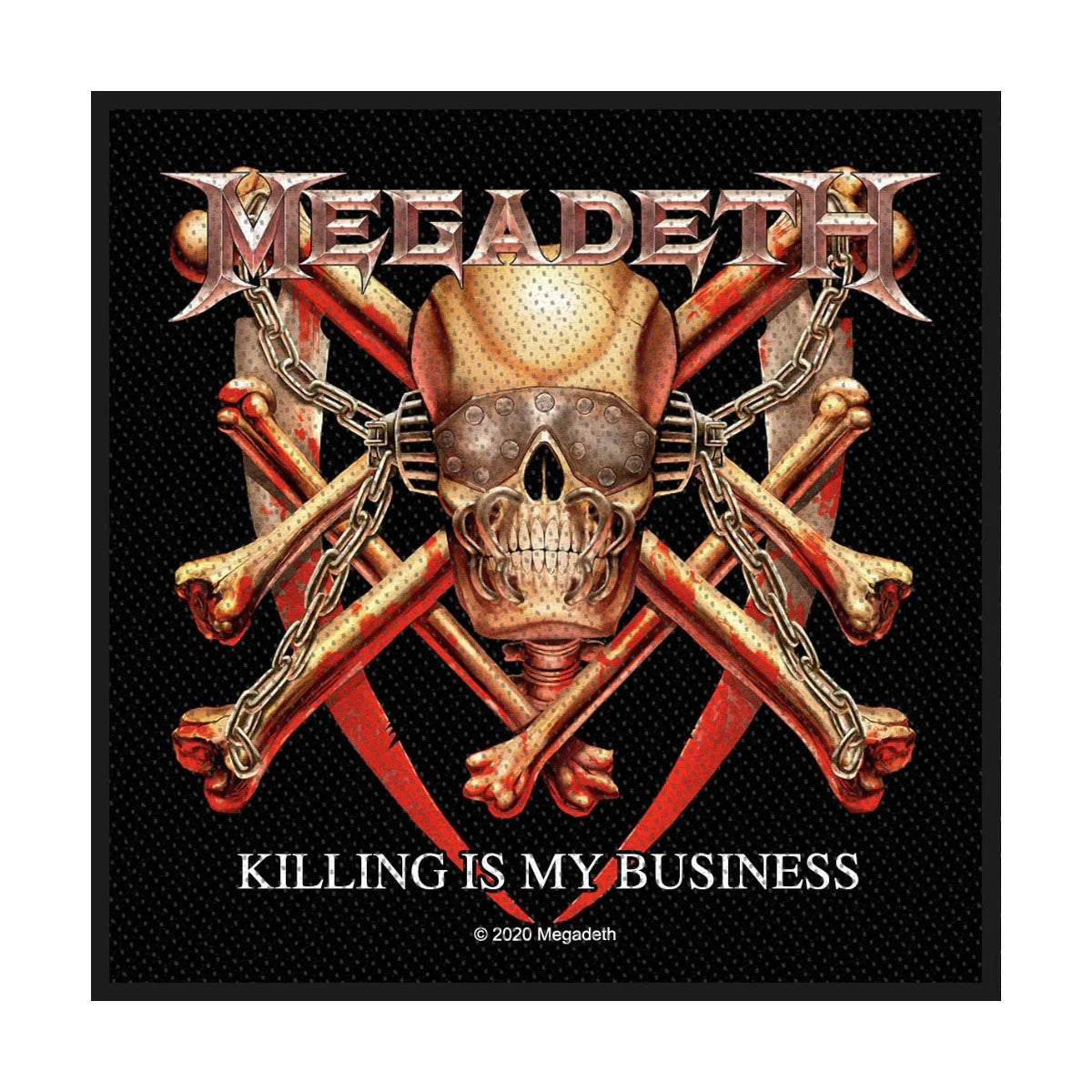 Megadeth Killing Is My Business Woven Patch Front