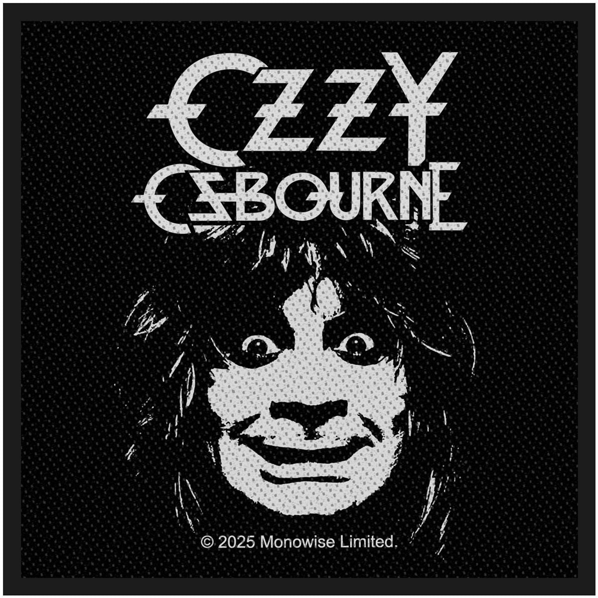 Ozzy Osbourne Madman Woven Patch Front
