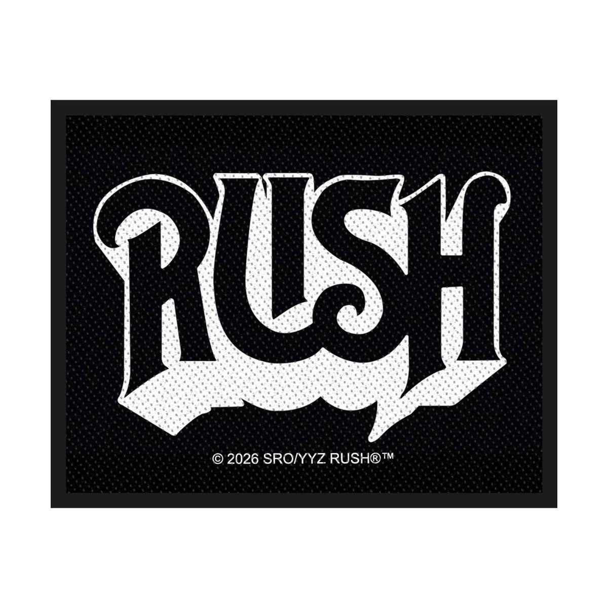 Rush Logo Woven Patch Front