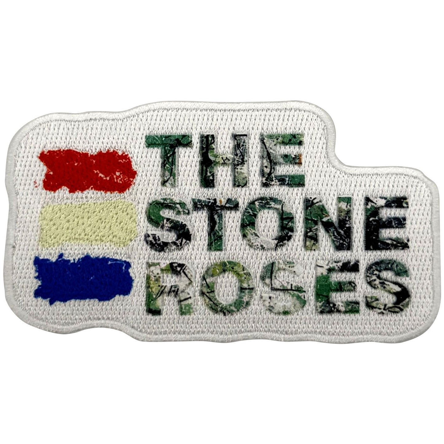 Stone Roses Paint Logo Woven Patch Front