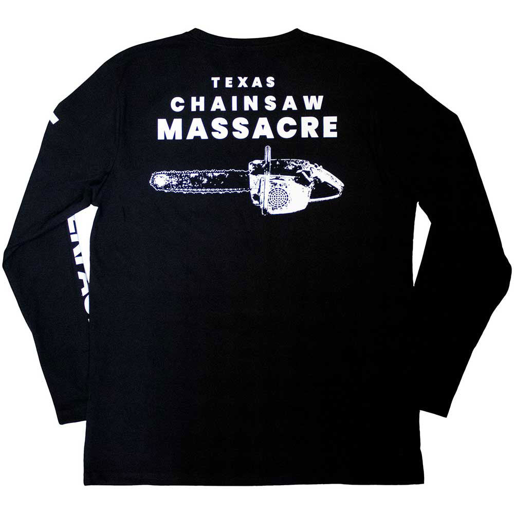 Texas Chainsaw Massacre Leather Face Long Sleeve Back