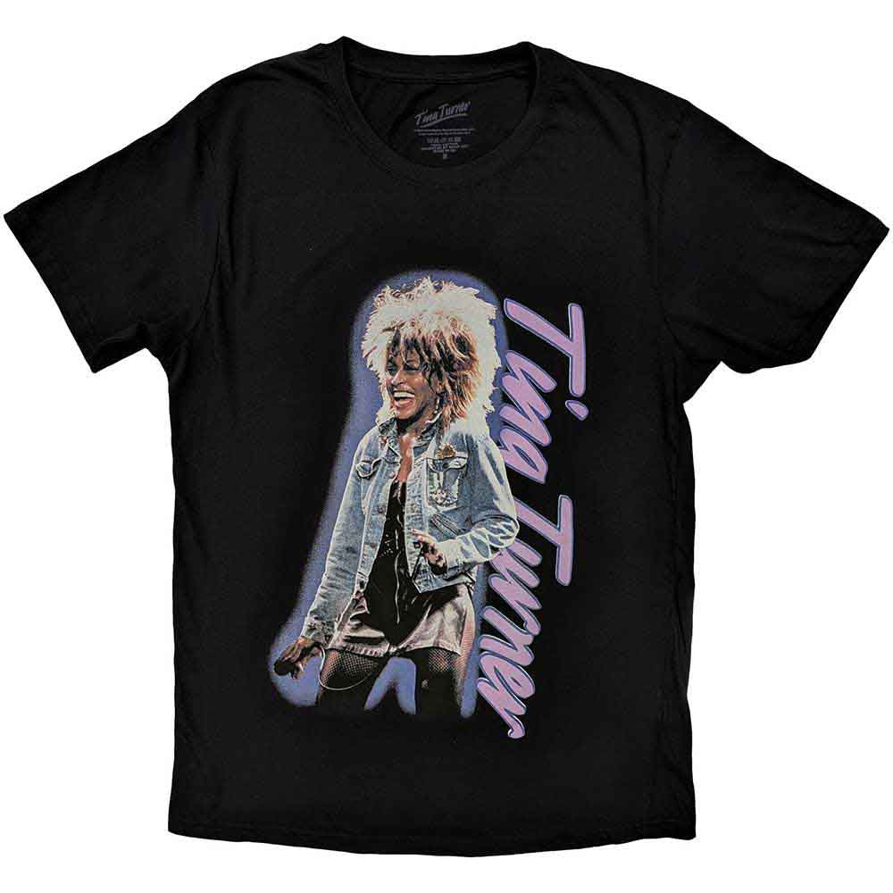 Tina Turner Vertical Logo T-shirt Front