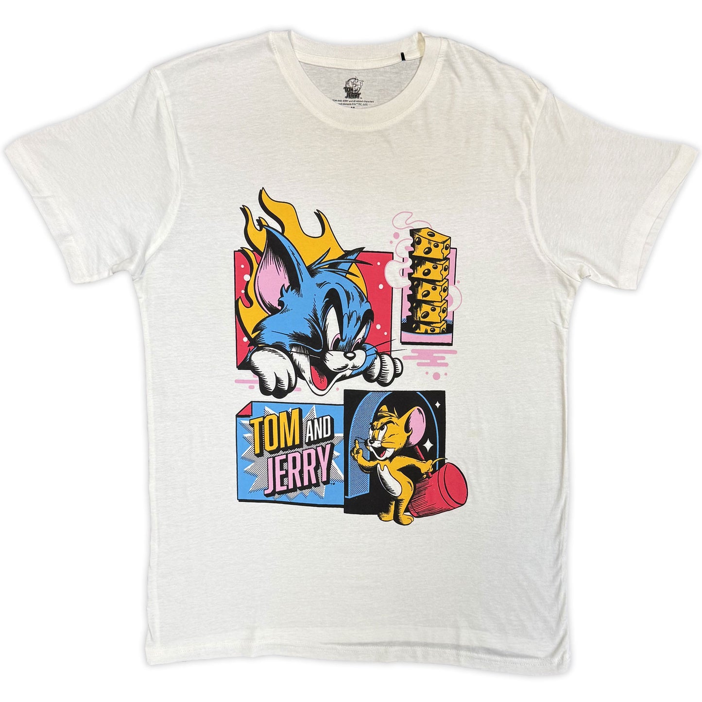 Tom & Jerry Pop Art T-shirt Front