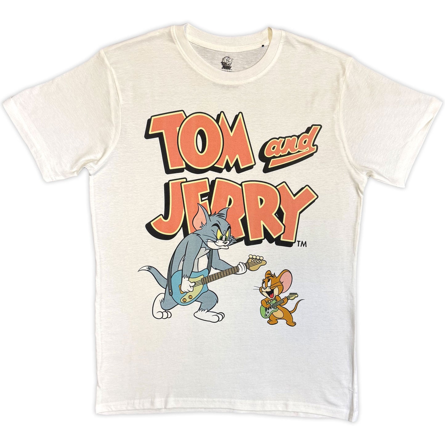 Tom & Jerry Playing Guitar T-shirt Front