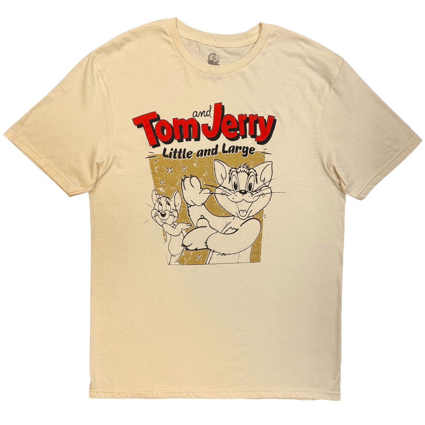 Tom & Jerry Little & Large T-shirt Front