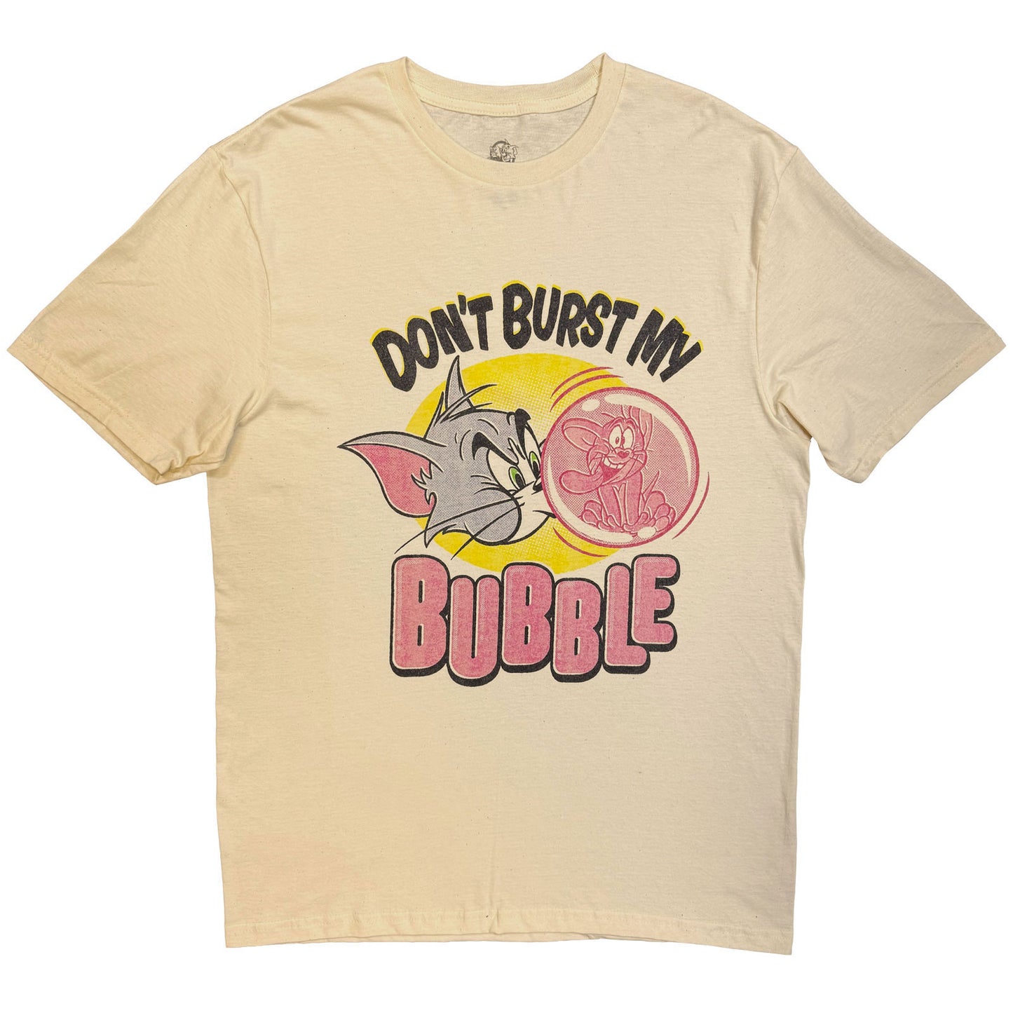 Tom & Jerry Don't Burst My Bubble T-shirt Front