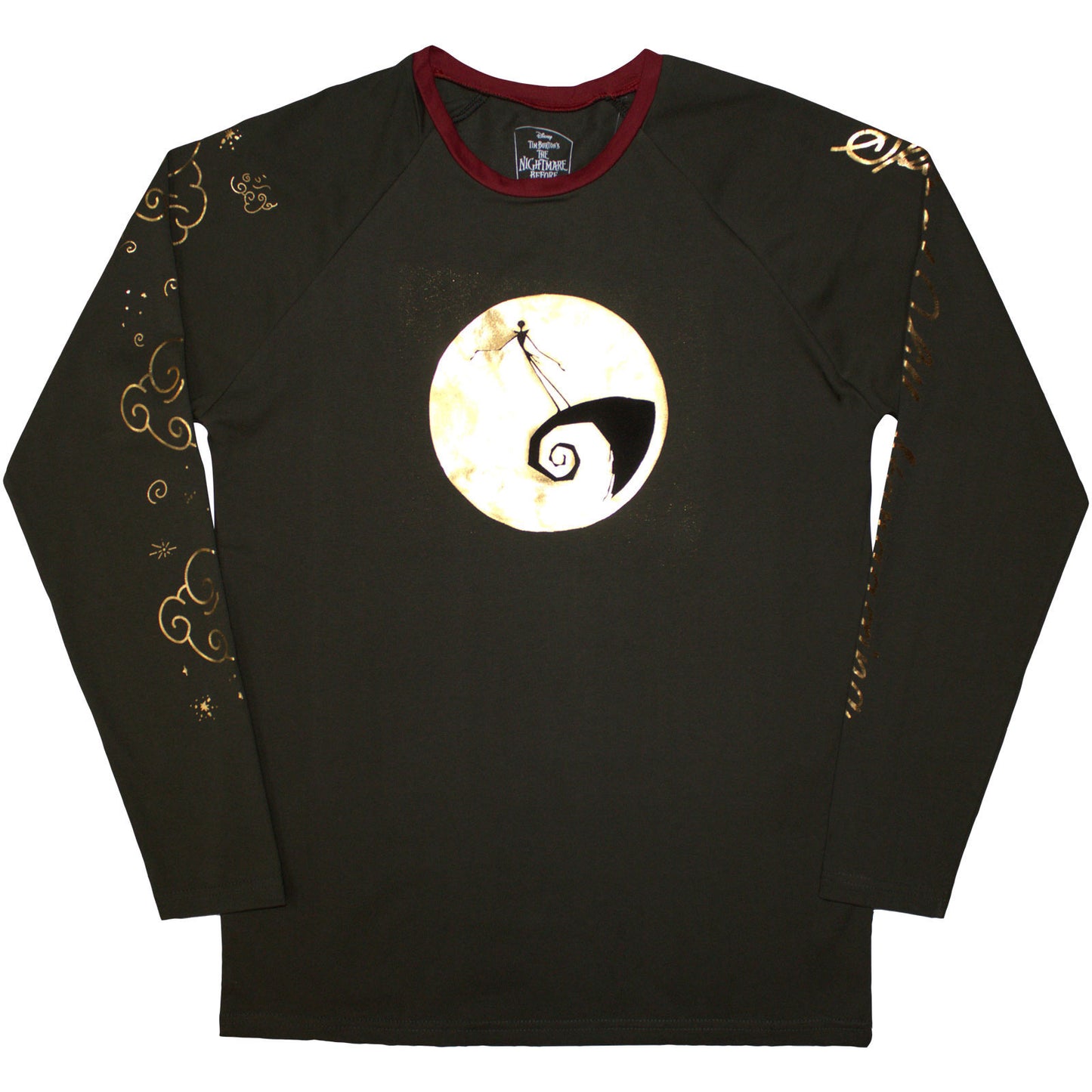 Nightmare Before Christmas Spiral Hill Long Sleeve Front