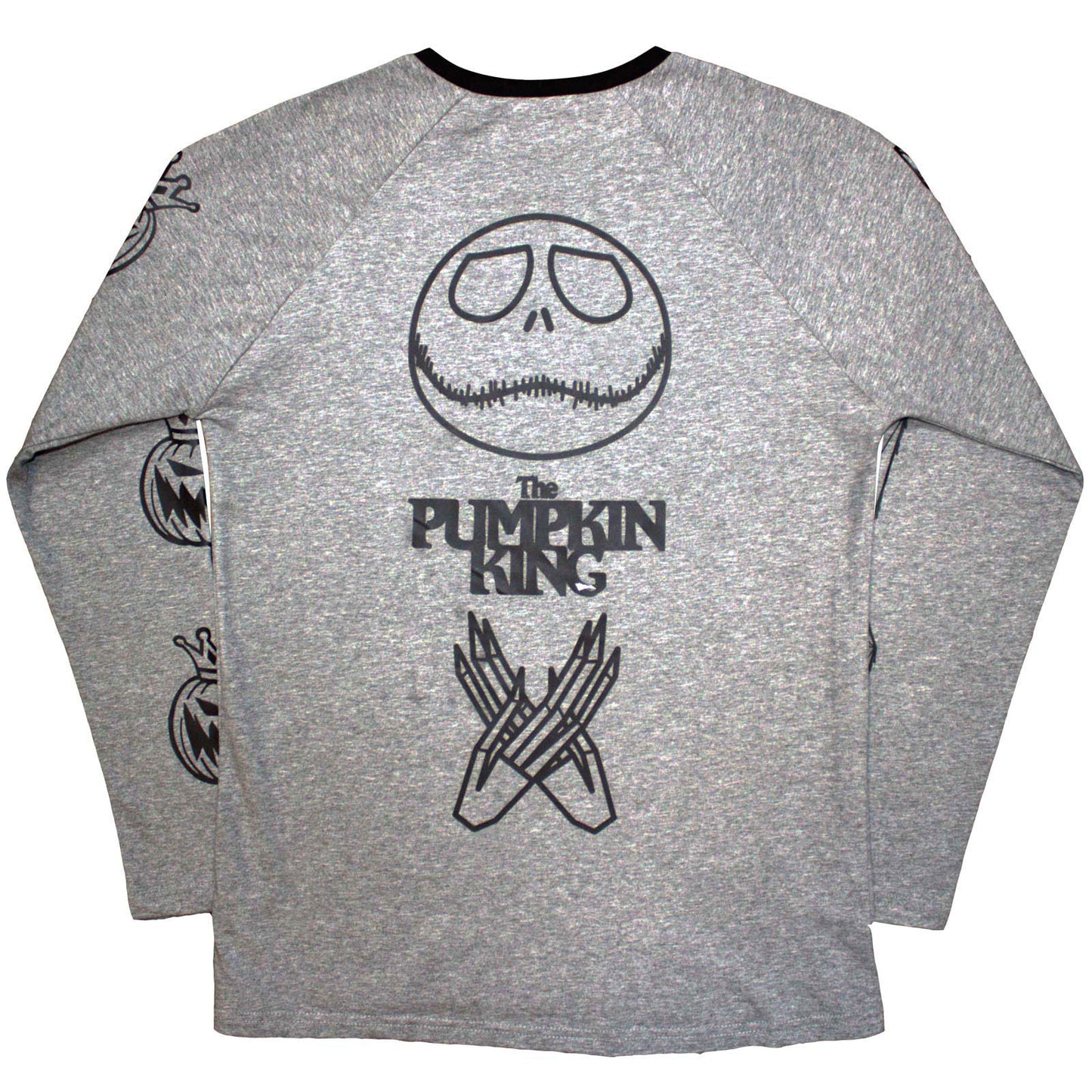 Nightmare Before Christmas Pumpkin King Long Sleeve Back