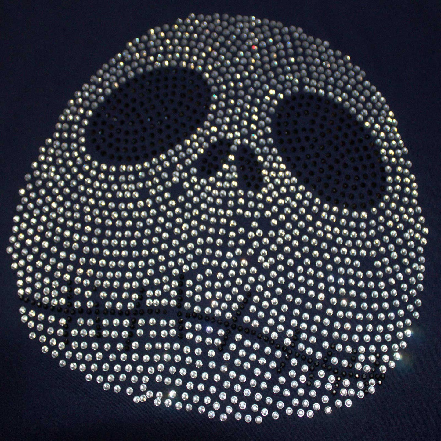Nightmare Before Christmas Rhinestone Jack Long Sleeve Back